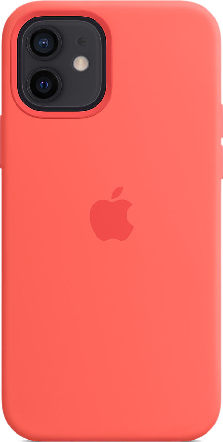 Чехол Silicone Case magsafe качество Lux для iPhone 12/12 Pro розовый цитрус в Тюмени